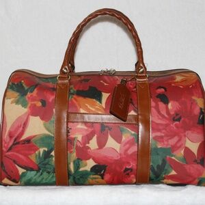 NWT Patricia Nash Avola Trolley Wheeled Duffle Bag Luggage